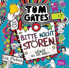Bitte nicht stören, Genie bei der Arbeit... / Tom Gates Bd.8 (2 Audio-CDs) (Restauflage) - Pichon, Liz