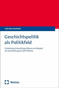 Geschichtspolitik als Politikfeld - Reuschenbach, Julia
