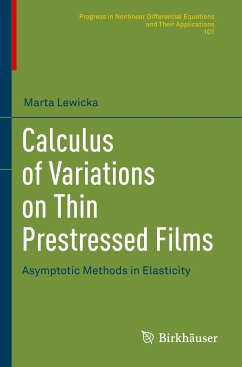Calculus of Variations on Thin Prestressed Films - Lewicka, Marta