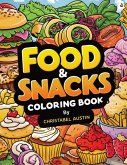 Food & Snacks Coloring Book Bold & Easy