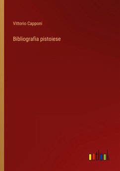 Bibliografia pistoiese - Capponi, Vittorio