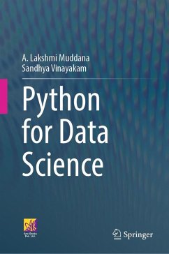 Python for Data Science (eBook, PDF) - Muddana, A. Lakshmi; Vinayakam, Sandhya