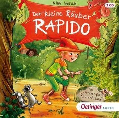 Der riesengroße Räuberrabatz / Der kleine Räuber Rapido Bd.1 (2 Audio-CDs)  - Weger, Nina Rosa