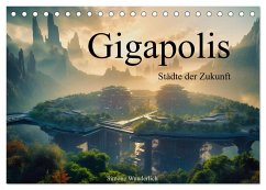 Gigapolis (Tischkalender 2025 DIN A5 quer), CALVENDO Monatskalender