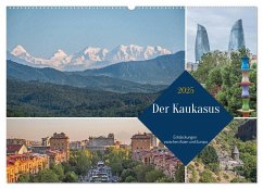 Der Kaukasus - Entdeckungen zwischen Asien und Europa (Wandkalender 2025 DIN A2 quer), CALVENDO Monatskalender