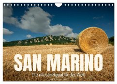 San Marino Die älteste Republik der Welt (Wandkalender 2025 DIN A4 quer), CALVENDO Monatskalender - Calvendo;Photostravellers