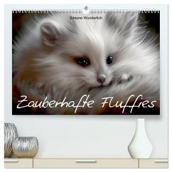 Zauberhafte Fluffies (hochwertiger Premium Wandkalender 2025 DIN A2 quer), Kunstdruck in Hochglanz