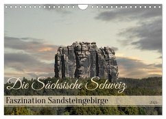 Die Sächsische Schweiz / Faszination Sandsteingebirge (Wandkalender 2025 DIN A4 quer), CALVENDO Monatskalender