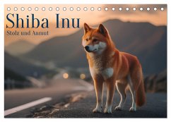 Shiba Inu - Stolz und Anmut (Tischkalender 2025 DIN A5 quer), CALVENDO Monatskalender