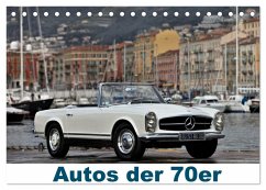 Autos der 70er (Tischkalender 2025 DIN A5 quer), CALVENDO Monatskalender