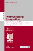 HCI for Cybersecurity, Privacy and Trust