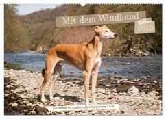 Mit dem Windhund unterwegs im zauberhaften Bergischen Land (Wandkalender 2025 DIN A2 quer), CALVENDO Monatskalender - Calvendo;Bölts, Meike