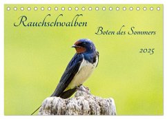 Rauchschwalben - Boten des Sommers (Tischkalender 2025 DIN A5 quer), CALVENDO Monatskalender - Calvendo;Voss, Kathrin