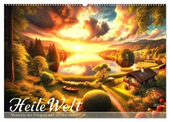 Heile Welt - Momente des Friedens und der Harmonie (Wandkalender 2025 DIN A2 quer), CALVENDO Monatskalender