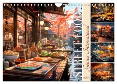 STREET FOOD Genuss International (Wandkalender 2025 DIN A4 quer), CALVENDO Monatskalender