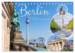 Berlin - Impressionen aus der deutschen Hauptstadt (Tischkalender 2025 DIN A5 quer), CALVENDO Monatskalender
