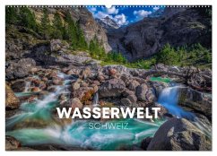 Wasserwelt Schweiz (Wandkalender 2025 DIN A2 quer), CALVENDO Monatskalender