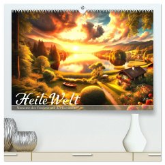 Heile Welt - Momente des Friedens und der Harmonie (hochwertiger Premium Wandkalender 2025 DIN A2 quer), Kunstdruck in Hochglanz