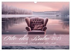 Orte der Ruhe (Wandkalender 2025 DIN A3 quer), CALVENDO Monatskalender - Calvendo;Bee, Ally