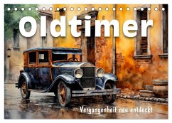 Oldtimer - Vergangenheit neu entdeckt (Tischkalender 2025 DIN A5 quer), CALVENDO Monatskalender - Calvendo;Krätschmer, Erich