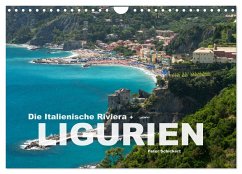 Die Italienische Riviera - Ligurien (Wandkalender 2025 DIN A4 quer), CALVENDO Monatskalender - Calvendo;Schickert, Peter
