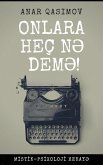 Onlara heç n¿ dem¿! (eBook, ePUB)