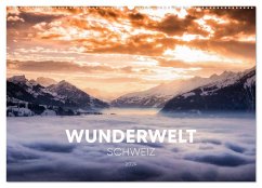 Wunderwelt Schweiz (Wandkalender 2025 DIN A2 quer), CALVENDO Monatskalender - Calvendo;SCHUHMACHER, SIMON