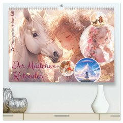 Der Mädchen-Kalender (hochwertiger Premium Wandkalender 2025 DIN A2 quer), Kunstdruck in Hochglanz