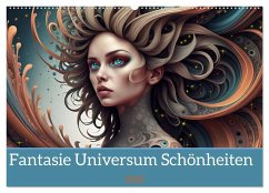 Fantasie Universum Schönheiten (Wandkalender 2025 DIN A2 quer), CALVENDO Monatskalender