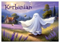 Korbinian, der kleine Geist (Wandkalender 2025 DIN A2 quer), CALVENDO Monatskalender