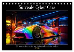 Surreale Cyber Cars (Tischkalender 2025 DIN A5 quer), CALVENDO Monatskalender - Calvendo;Gierok-Latniak, Steffen