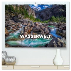 Wasserwelt Schweiz (hochwertiger Premium Wandkalender 2025 DIN A2 quer), Kunstdruck in Hochglanz