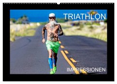 TRIATHLON Impressionen (Wandkalender 2025 DIN A2 quer), CALVENDO Monatskalender