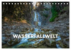 Wasserfallwelt Schweiz (Tischkalender 2025 DIN A5 quer), CALVENDO Monatskalender - Calvendo;SCHUHMACHER, SIMON