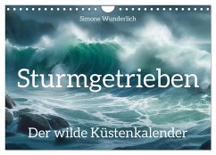 Sturmgetrieben - Der wilde Küstenkalender (Wandkalender 2025 DIN A4 quer), CALVENDO Monatskalender