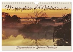 Morgenglühen & Nebelschimmer (Wandkalender 2025 DIN A4 quer), CALVENDO Monatskalender