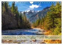 Idyllische Landschaften am Tegernsee (Wandkalender 2025 DIN A4 quer), CALVENDO Monatskalender - Calvendo;Tom-Pic-Art