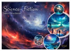 SCIENCE-FICTION Leben auf fernen Planeten (Wandkalender 2025 DIN A2 quer), CALVENDO Monatskalender