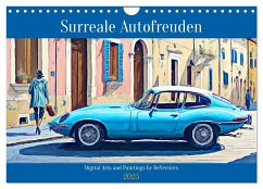 Surreale Autofreuden (Wandkalender 2025 DIN A4 quer), CALVENDO Monatskalender