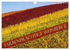 Farbenprächtige Weinberge (Wandkalender 2025 DIN A4 quer), CALVENDO Monatskalender