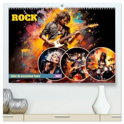 ROCK Spüre die grenzenlose Power (hochwertiger Premium Wandkalender 2025 DIN A2 quer), Kunstdruck in Hochglanz - Calvendo;Viola, Melanie