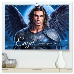 Engel - Kämpfer gegen das Böse (hochwertiger Premium Wandkalender 2025 DIN A2 quer), Kunstdruck in Hochglanz