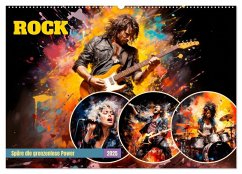 ROCK Spüre die grenzenlose Power (Wandkalender 2025 DIN A2 quer), CALVENDO Monatskalender