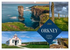 Orkney, Inselwelten aus Licht und Legenden. (Wandkalender 2025 DIN A2 quer), CALVENDO Monatskalender