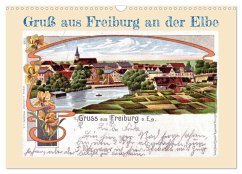 Gruß aus Freiburg an der Elbe (Wandkalender 2025 DIN A3 quer), CALVENDO Monatskalender