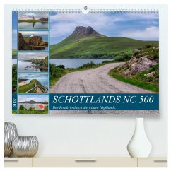 Schottlands NC 500, der Roadtrip durch die wilden Highlands. (hochwertiger Premium Wandkalender 2025 DIN A2 quer), Kunstdruck in Hochglanz