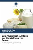 Solarthermische Anlage zur Herstellung von Paneer