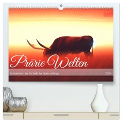 Prärie Welten - Ein Kalender, der die Seele der Prärie einfängt. (hochwertiger Premium Wandkalender 2025 DIN A2 quer), Kunstdruck in Hochglanz - Calvendo;Warstat, Marco