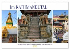 Im Kathmandutal (Wandkalender 2025 DIN A2 quer), CALVENDO Monatskalender