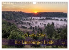 Die Lüneburger Heide - In voller Blüte (Wandkalender 2025 DIN A4 quer), CALVENDO Monatskalender - Calvendo;AkremaFotoArt